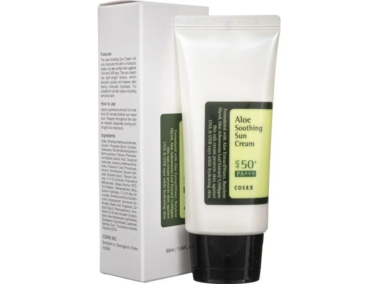 Cosrx Aloe Soothing Sun Cream SPF50  PA    50 ml