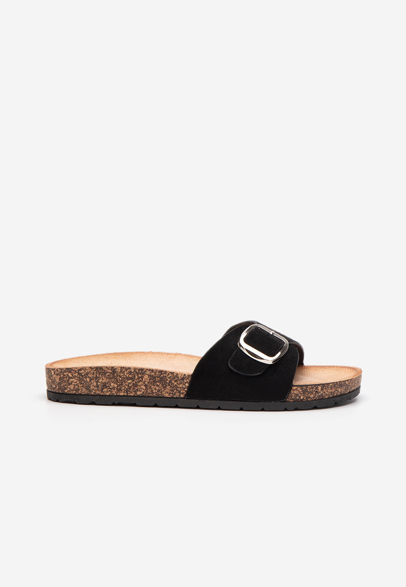 Pantoufles pour femme noirs Andrina