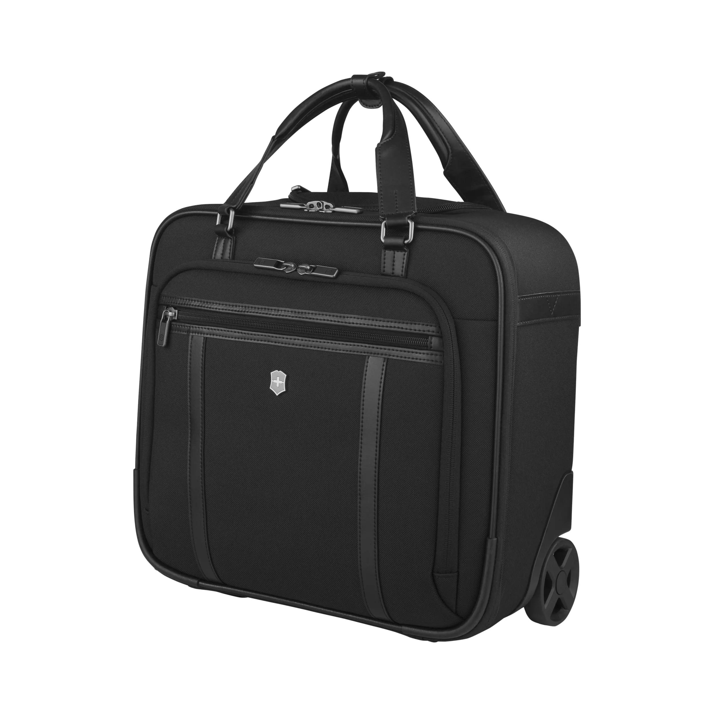 Werks Professional CORDURA® Wheeled Business Brief Compact-schwarz