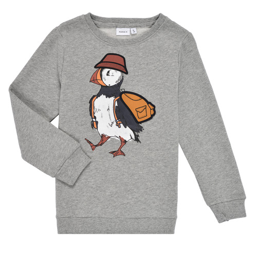 Name it - NMMOAK LS SWEAT - Gris