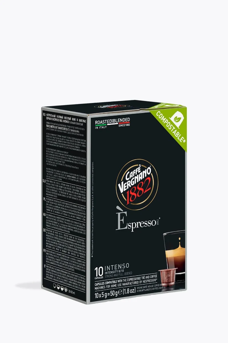 Caffè Vergnano Lungo Intenso 10 Kapseln Nespresso® kompatibel