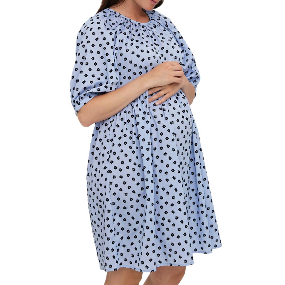 Vero Moda Maternity Robe de Grossesse Bleu Femme Vero Moda Marternity Meva