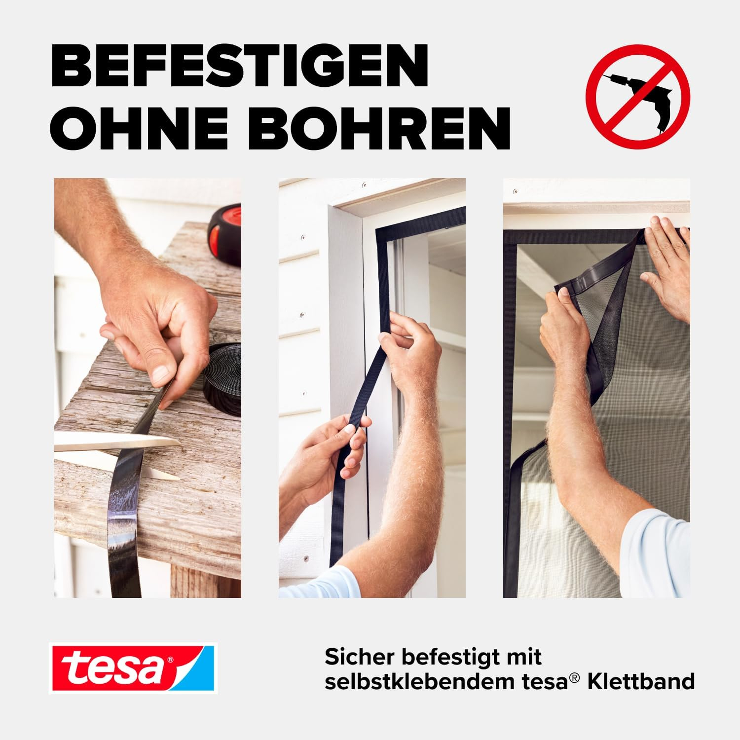 (120x240cm) XL Magnetisches Fliegengitter Selbstschliessender Insektenschutz Vorhang für Balkon- / Terrassentüren (55394-00001-00) - Anthrazit
