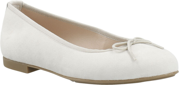 Bianco BIAMADISON Ballerina Suede Off white