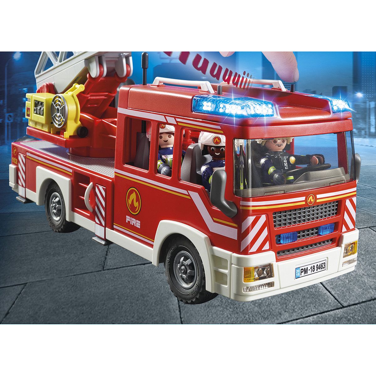 Camion pompiers échelle pivotante Playmobil City Action 9463
