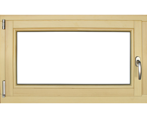 Houten raam, grenen, gelakt, 980x580 mm, DIN links