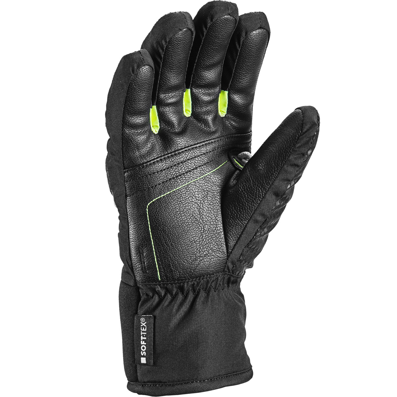 Leki Junior Handschuh WCR TEAM 3D black/ice lemon | Leki | L | Brands | XSPO-Fashion