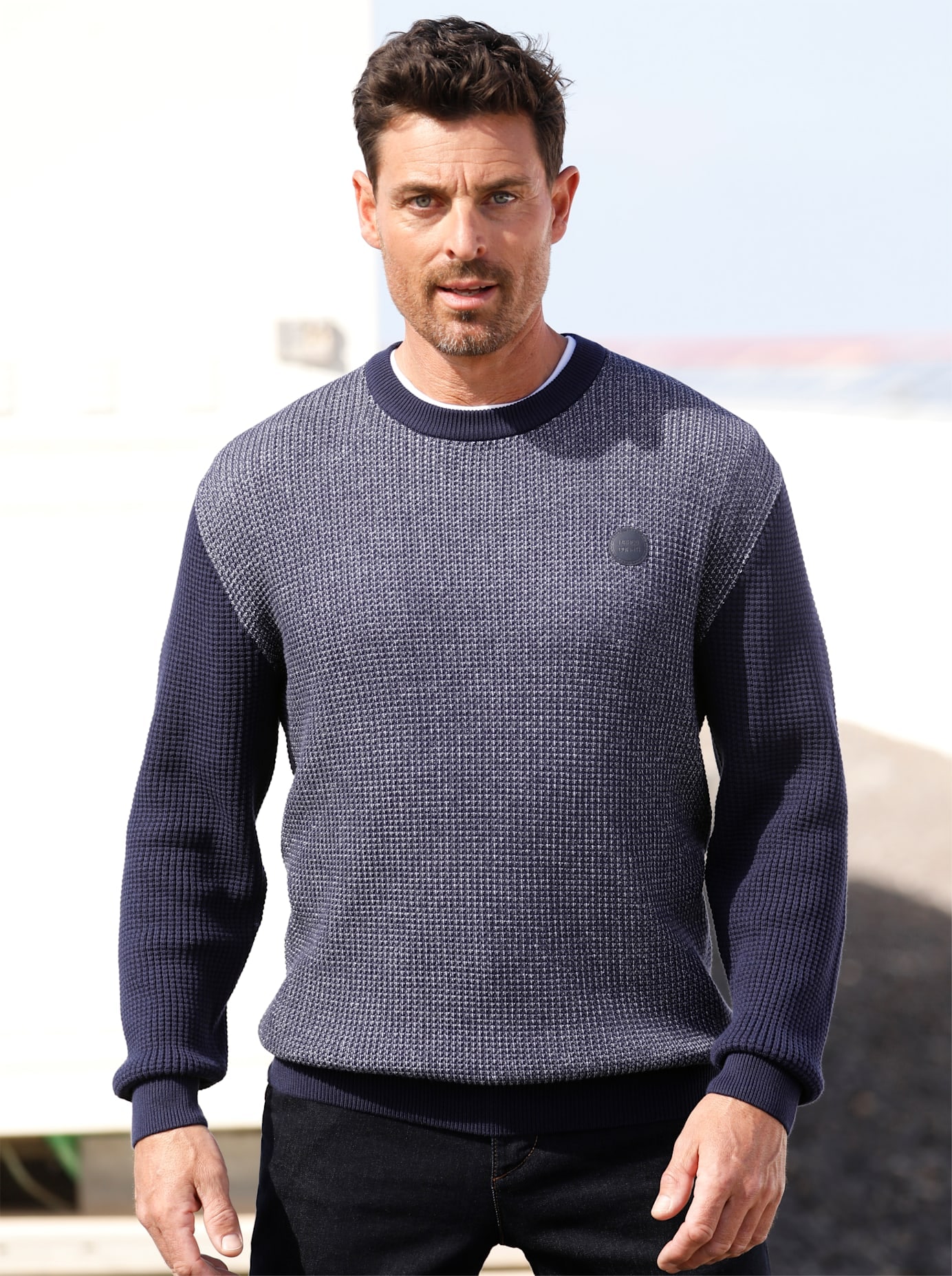 Marco Donati Rundhalspullover »Pullover«