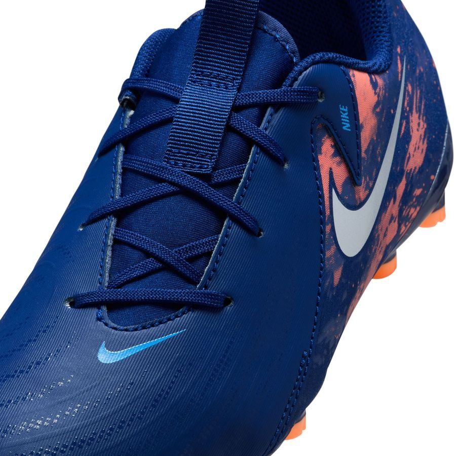 Nike Phantom GX II Academy MG Erling Haaland Personal Edition - Bleu/Chrome Enfant ÉDITION LIMITÉE