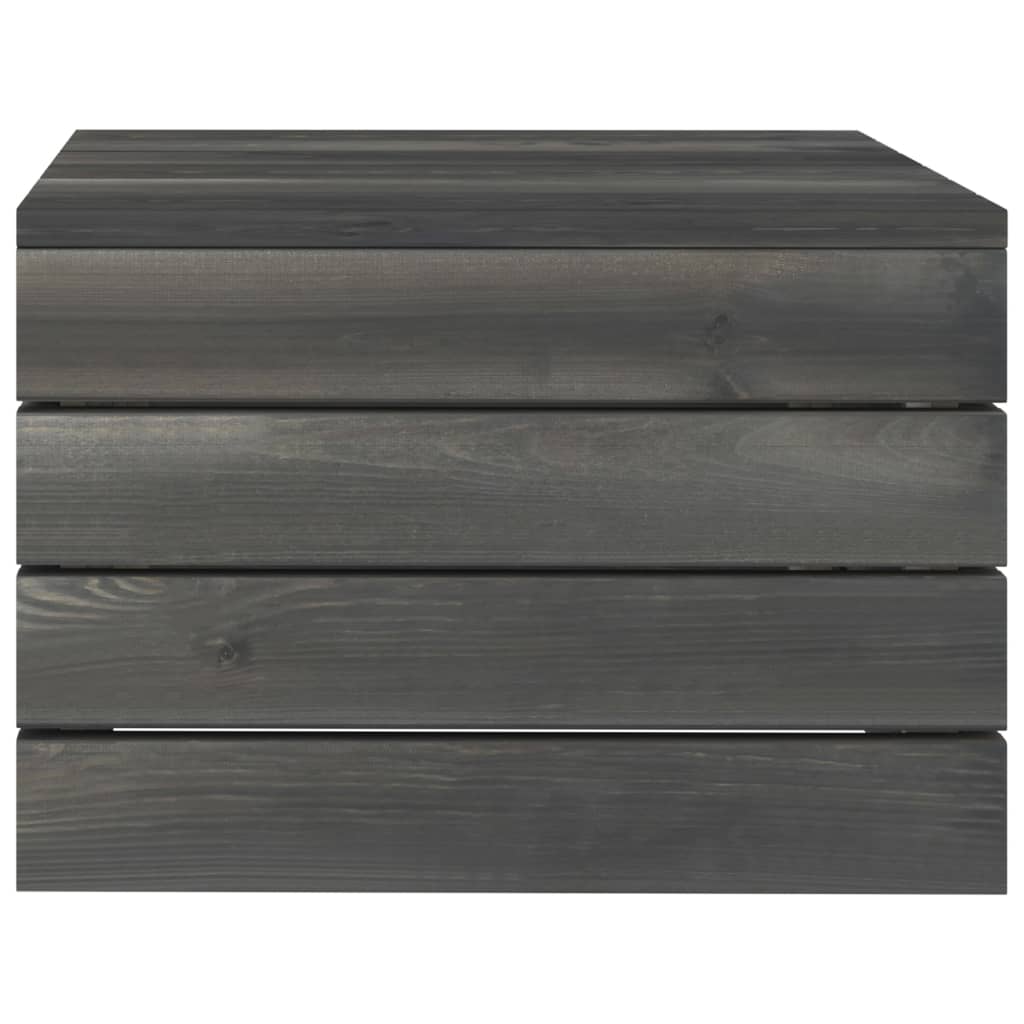Salon de jardin palette meuble d'extérieur ensemble de mobilier 6 pièces avec coussins bois de pin massif
