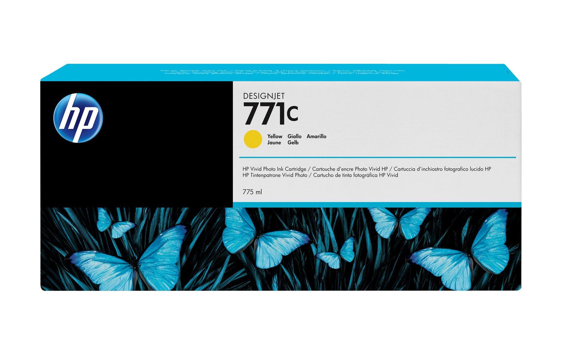 Tinte Nr. 771C (B6Y10A) Yellow<br>Druckerpatrone