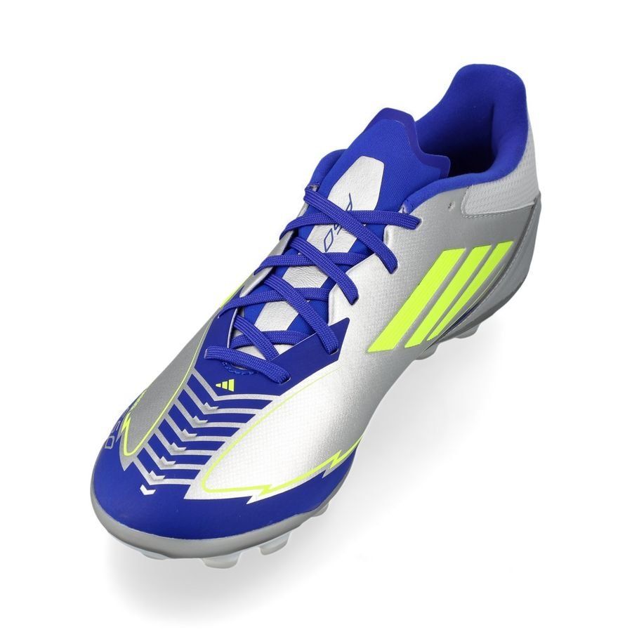 adidas F50 Messi League 2G/3G AG La Vida Rapida - Argenté/Jaune/Bleu