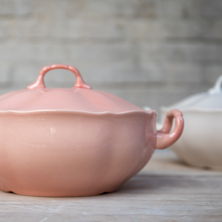 RG Serving Bowl lid 22x9cm - Quartz Pink