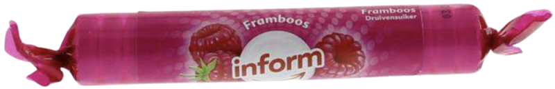 Inform Druivensuiker Framboos Bio 1 rol