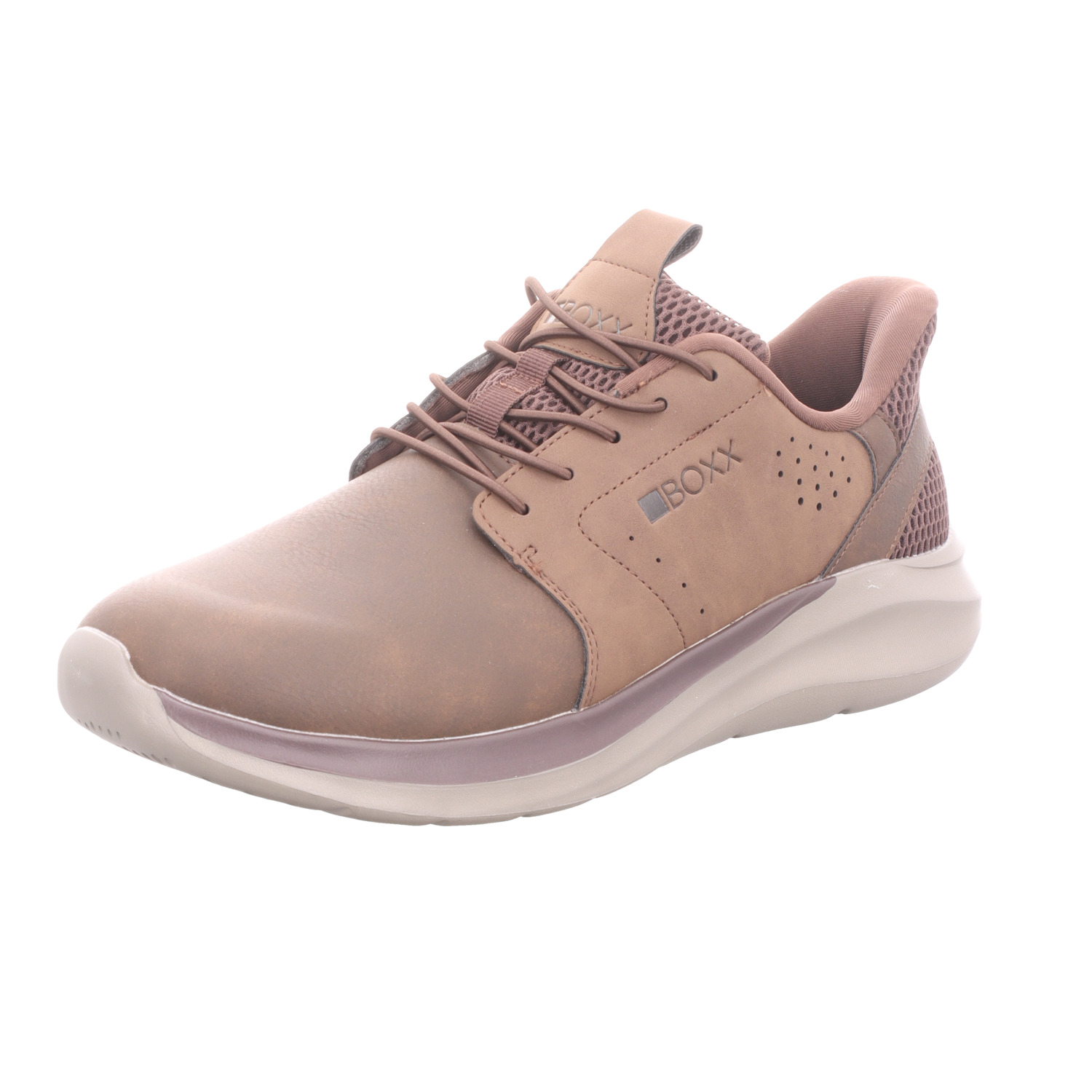 BOXX Herren-Sneaker Braun-Beige