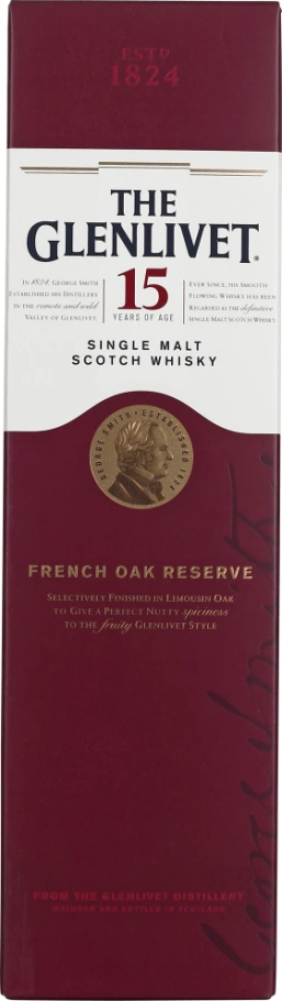 THE GLENLIVET 15 YEARS FRENCH OAK 70CL