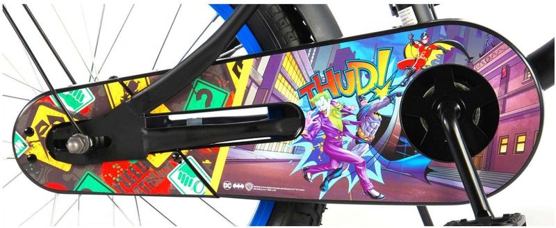 Batman - Kinderfiets - Zwart - 18 Inch - Stevig Frame