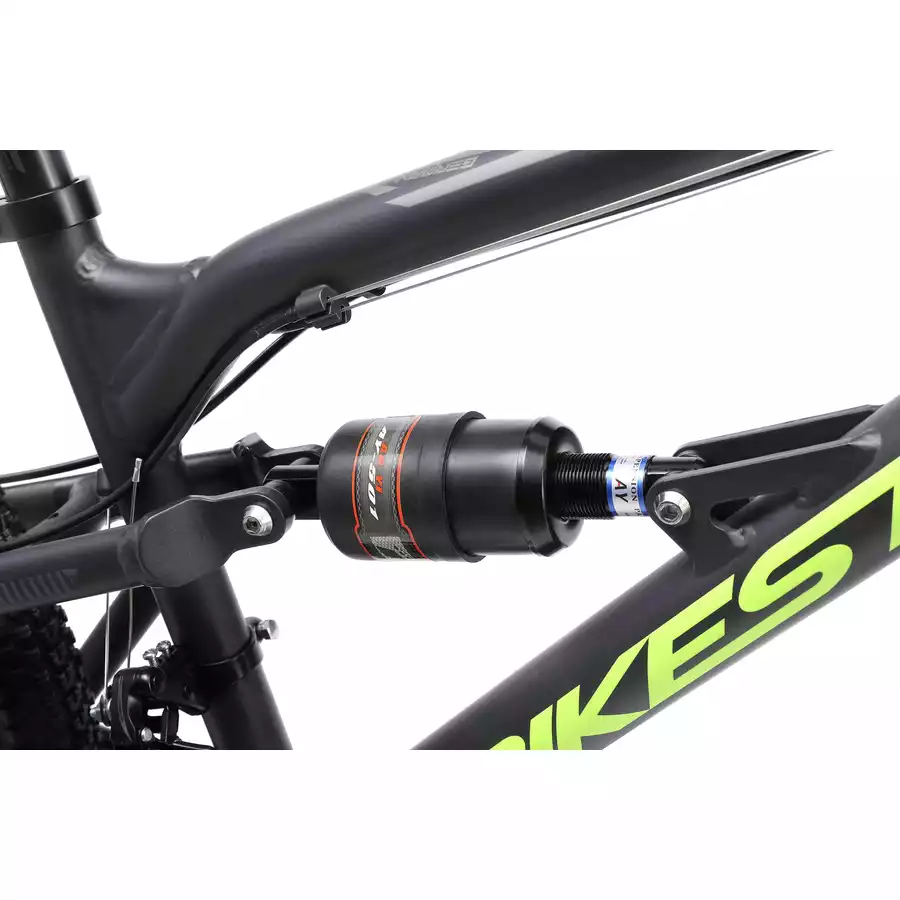 Bikestar Kinderrad Fully MTB Alu 24 Zoll schwarz
