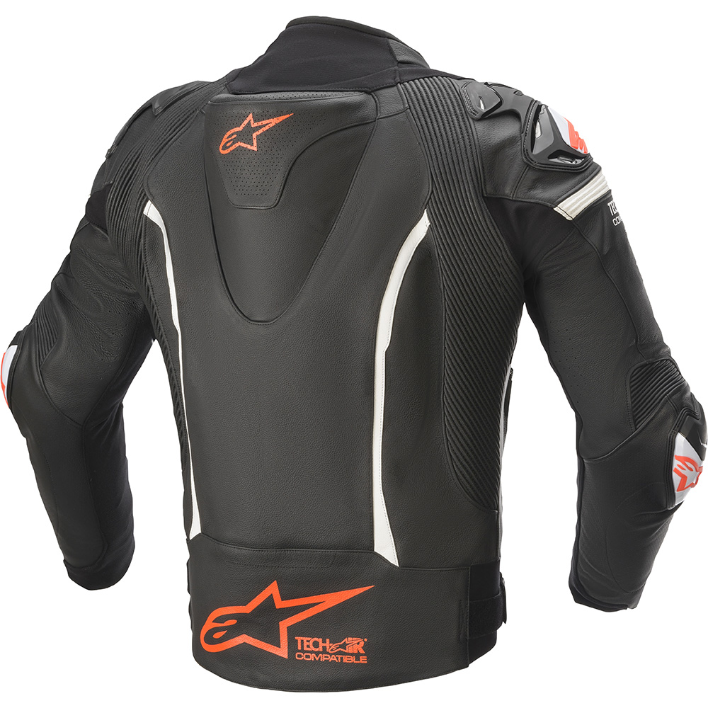 Alpinestars - Blouson GP Pro V2 - Tech-Air™ Noir / Blanc / Rouge fluo