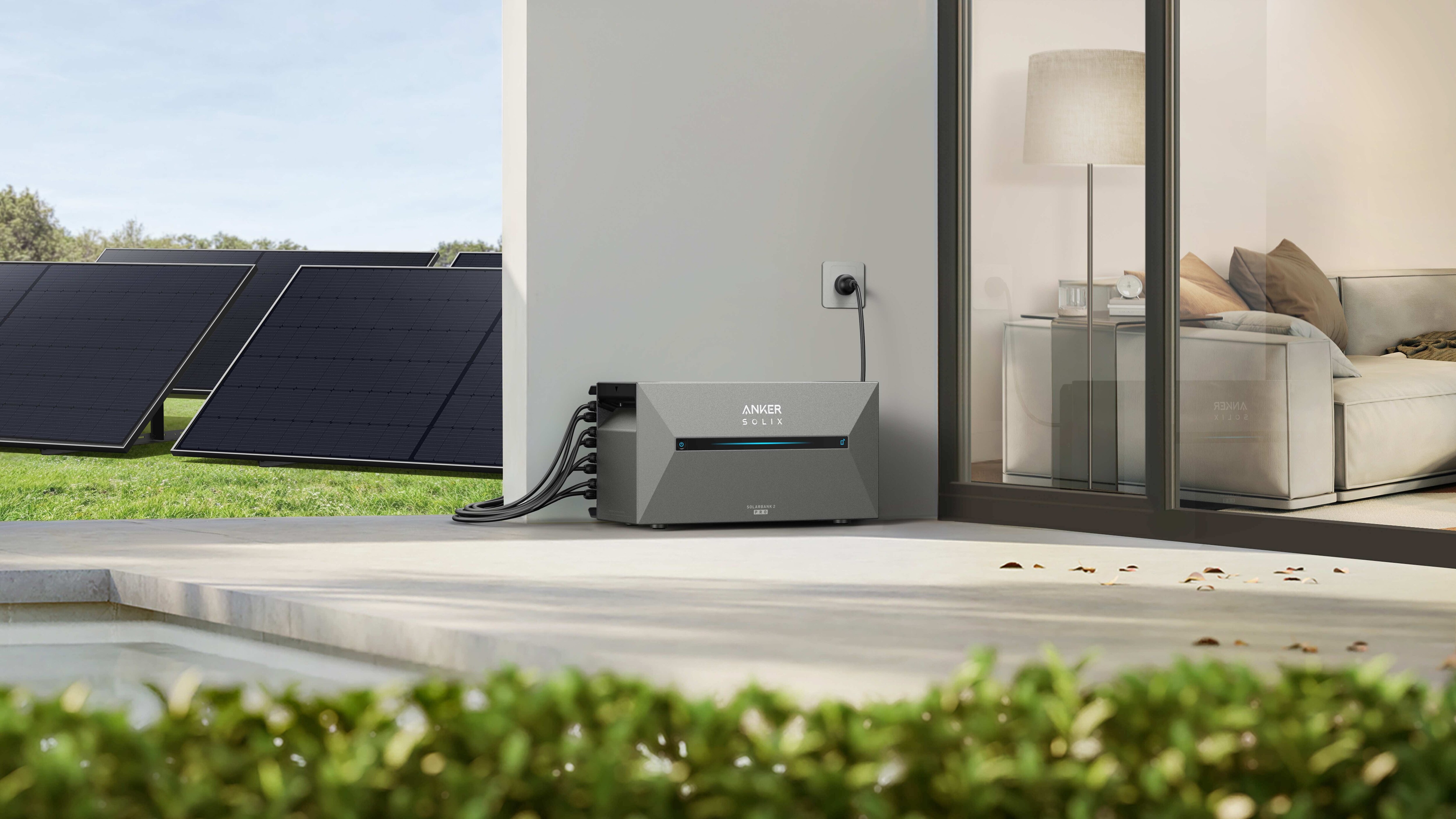 Anker SOLIX Solarbank 2 E1600 PRO, 1.6kWh Akkukapazität, IP65, 6000 Ladezyklen, LFP Akku, Kompatibel mit 99% der Balkonkraftwerke, Plug&Play in 5 Min
