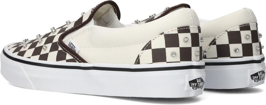 VANS Witte Instappers Classic Slip-on Rhinestone
