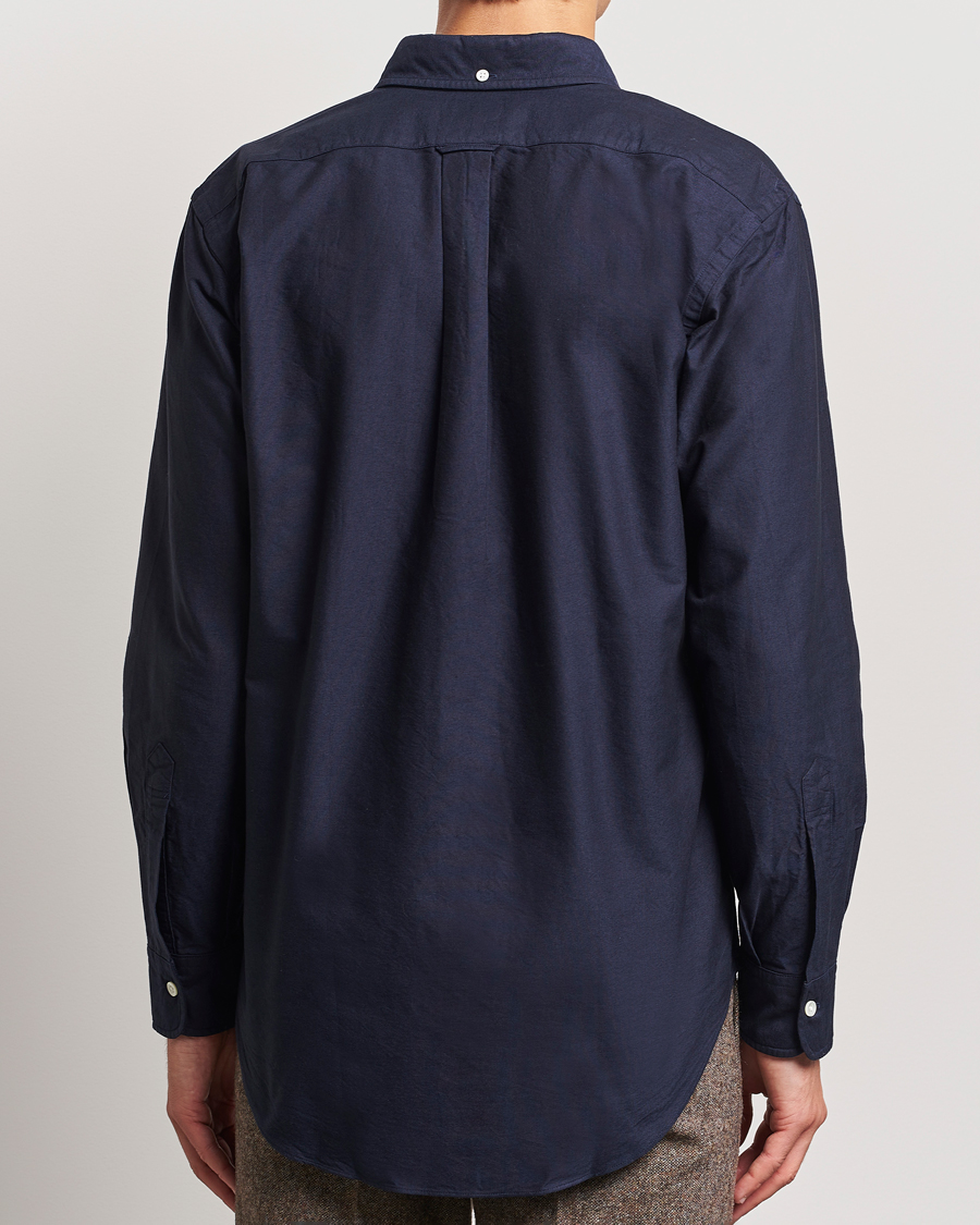 Kamakura Shirts Vintage Ivy Oxford Button Down Shirt Navy