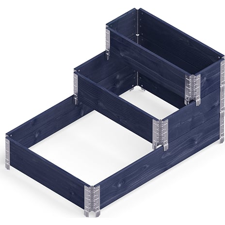Pindstrup trappehøjbed 80x30 cm - sort