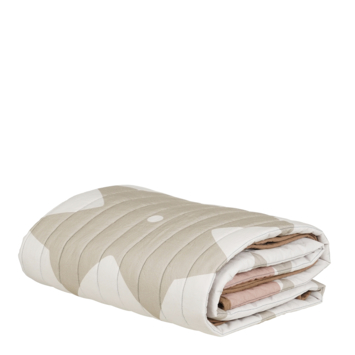 Plaid beige folklore - l180xb130cm