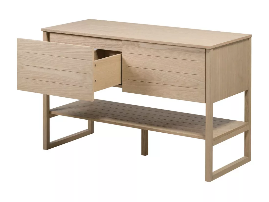 Meuble double vasque chêne 120 cm ATOLL