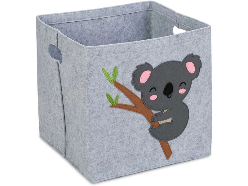 relaxdays Spielzeugkorb Koala Idealer Aufbewahrungskorb für das Kinderzimmer