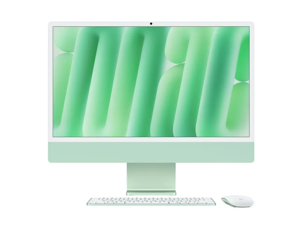 Apple iMac with 4.5K Retina display - Alt-i-én M4 - RAM 16 GB - SSD 256 GB - Apple M4 8-core - IEEE 802.11ax (Wi-Fi 6E), Bluetooth 5.3 - macOS Sequoia 15.0 - skærm: LED 24