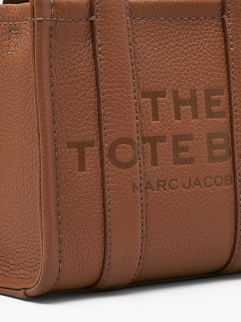 MARC JACOBS Ledertasche - Tote Bag THE MINI TOTE camel