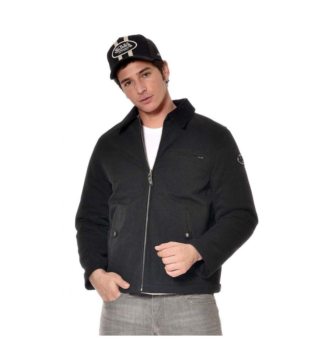 Veste Von Dutch homme en toile épaisse et doublée Kart