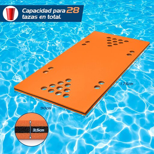 Tapete flutuante multiuso Costway em XPE para brincar