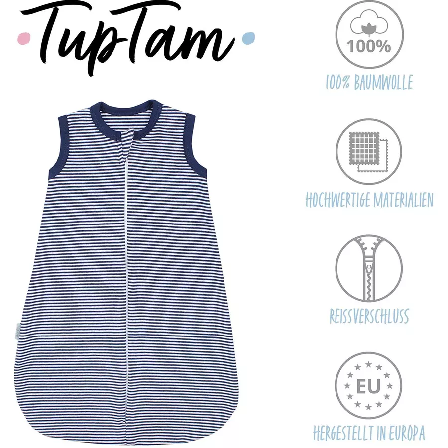 TupTam Baby Sommerschlafsack Kleine Kinder dunkelblau