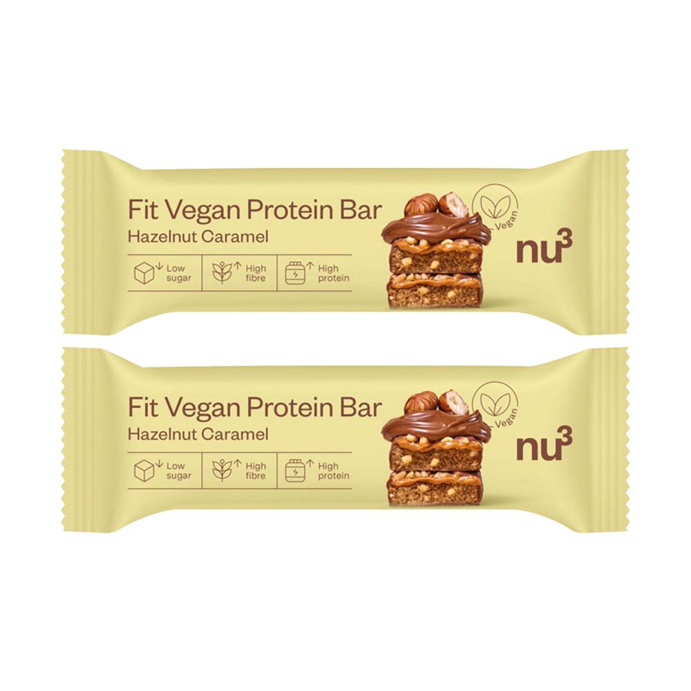nu3 Fit Vegan Protein Bar Hazelnut-Caramel