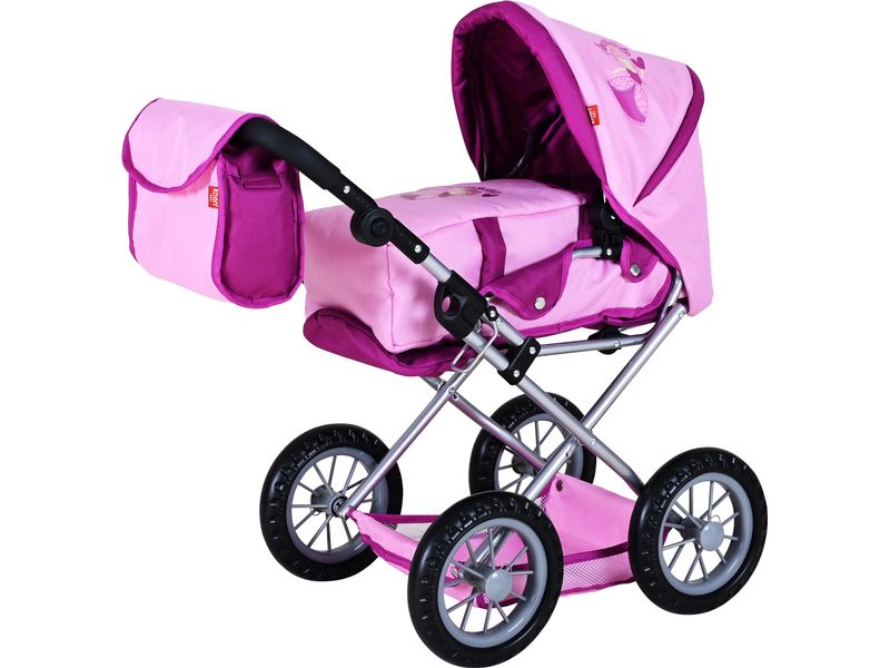 Knorrtoys Puppenwagen Ruby Princess Pink Kombi-Puppenwagen