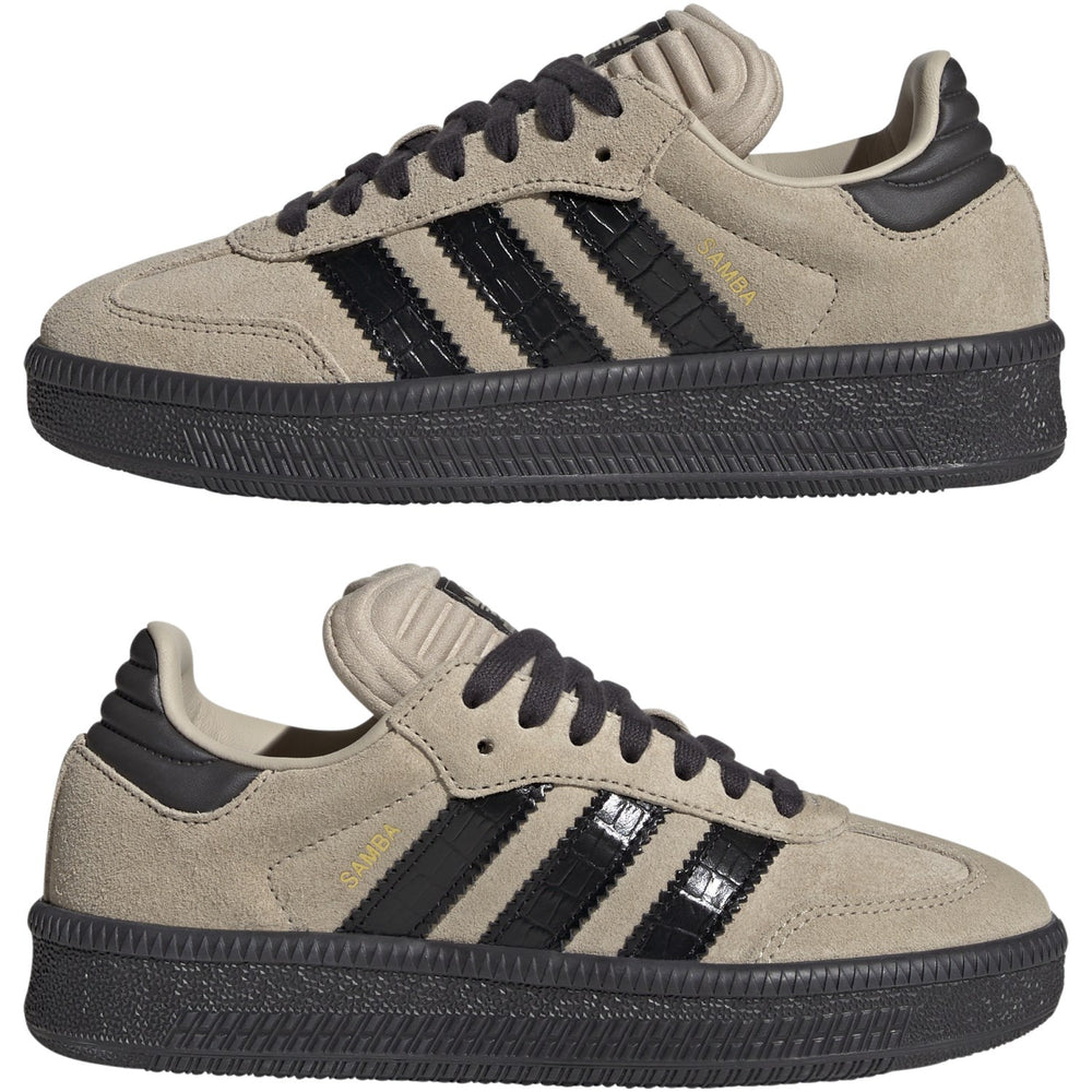 Køb adidas Originals Stone Khaki/Core Black/Utility Black Samba Xlg J Sneakers