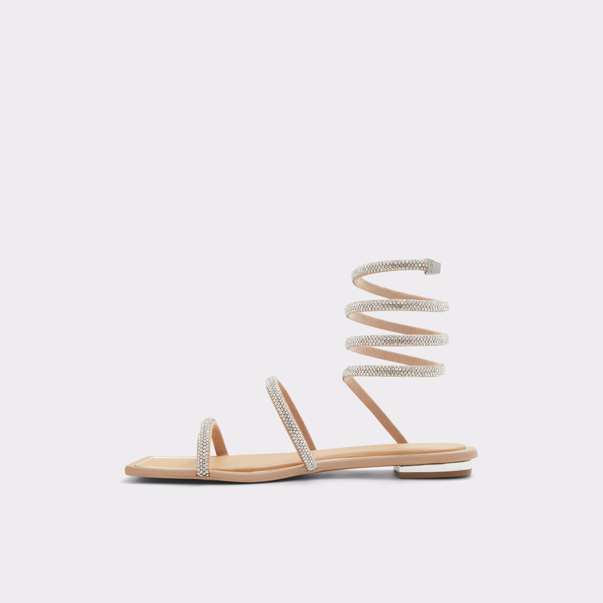 Dacia Medium Beige Women Strappy Sandals