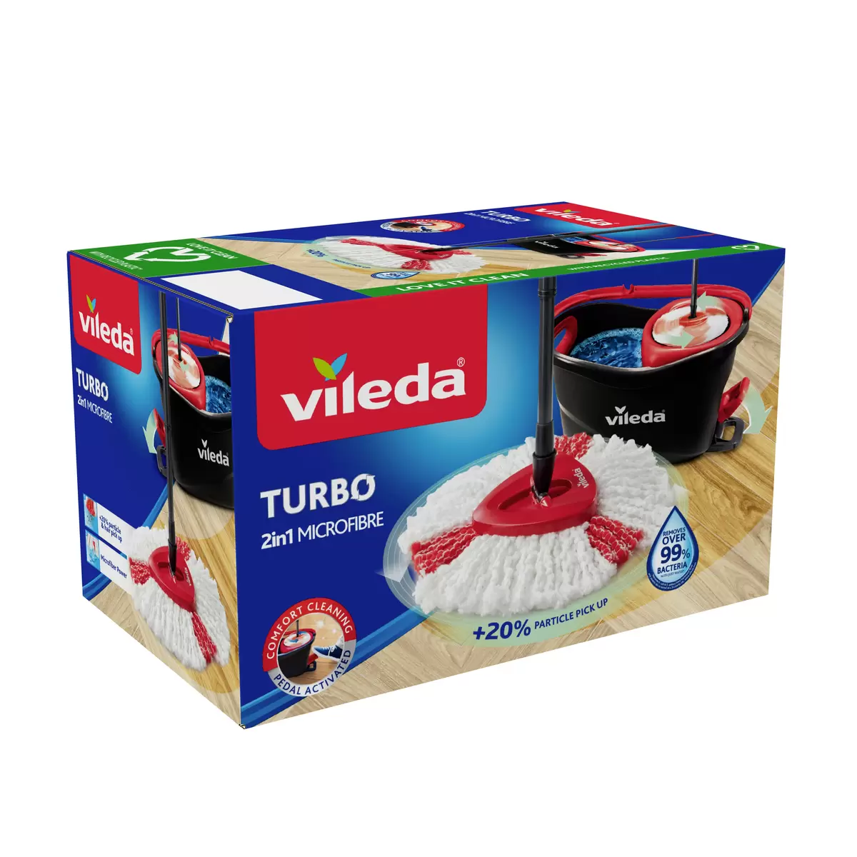 Turbo Mop Set Vileda blau,rot
