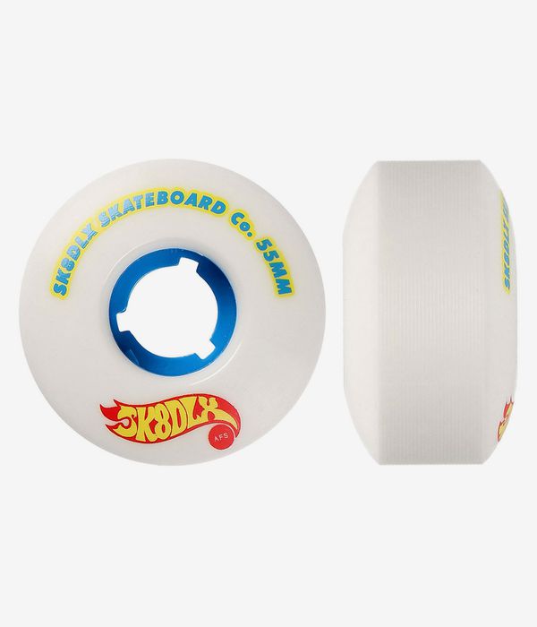 skatedeluxe AFS Hotrod Rollen (white blue) 55mm 100A 4er Pack
