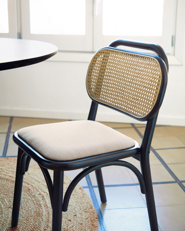 Kave Home Jeanette tafel eettafel 120 zwart