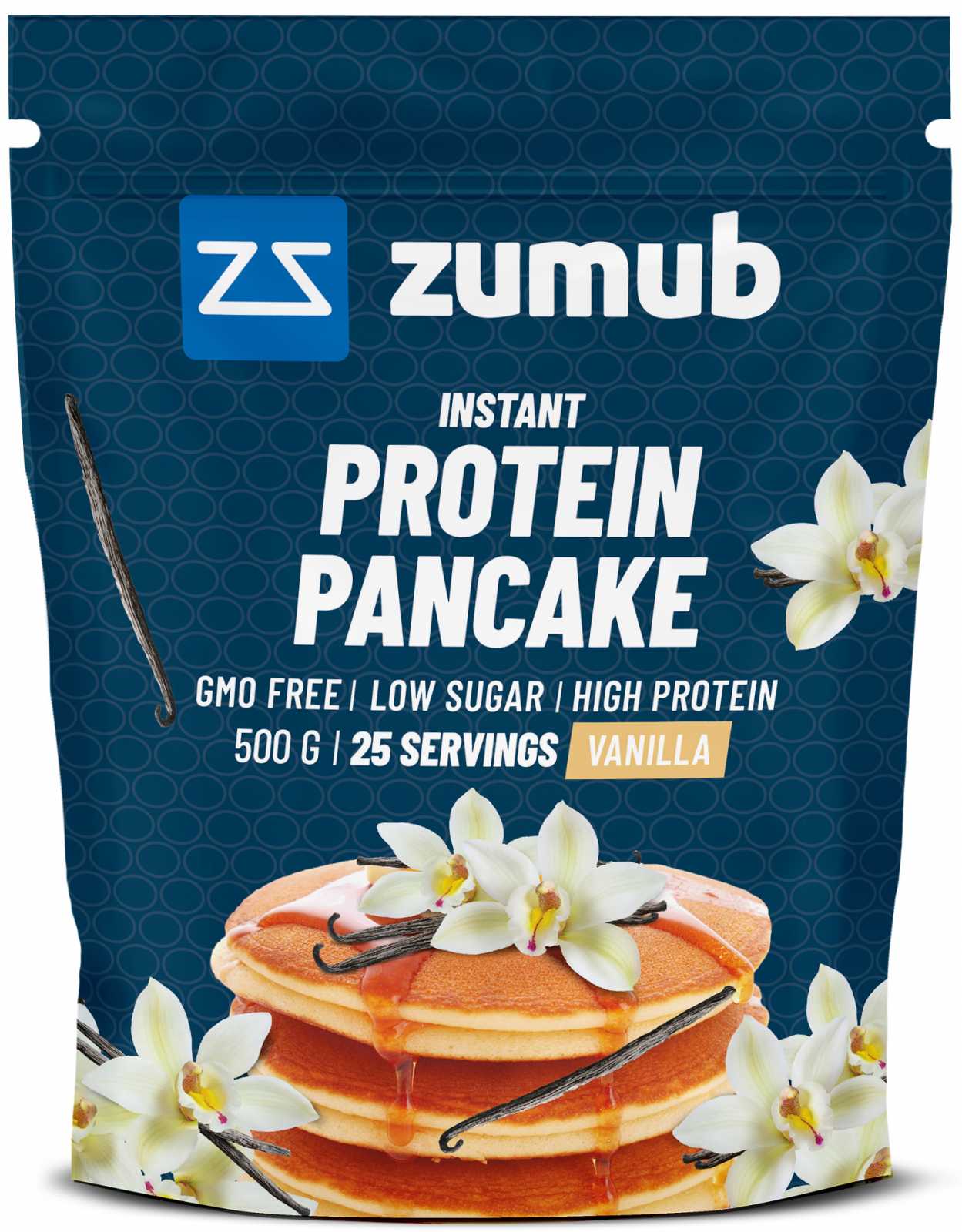 Panquecas instantâneas de proteína Zumub 500g