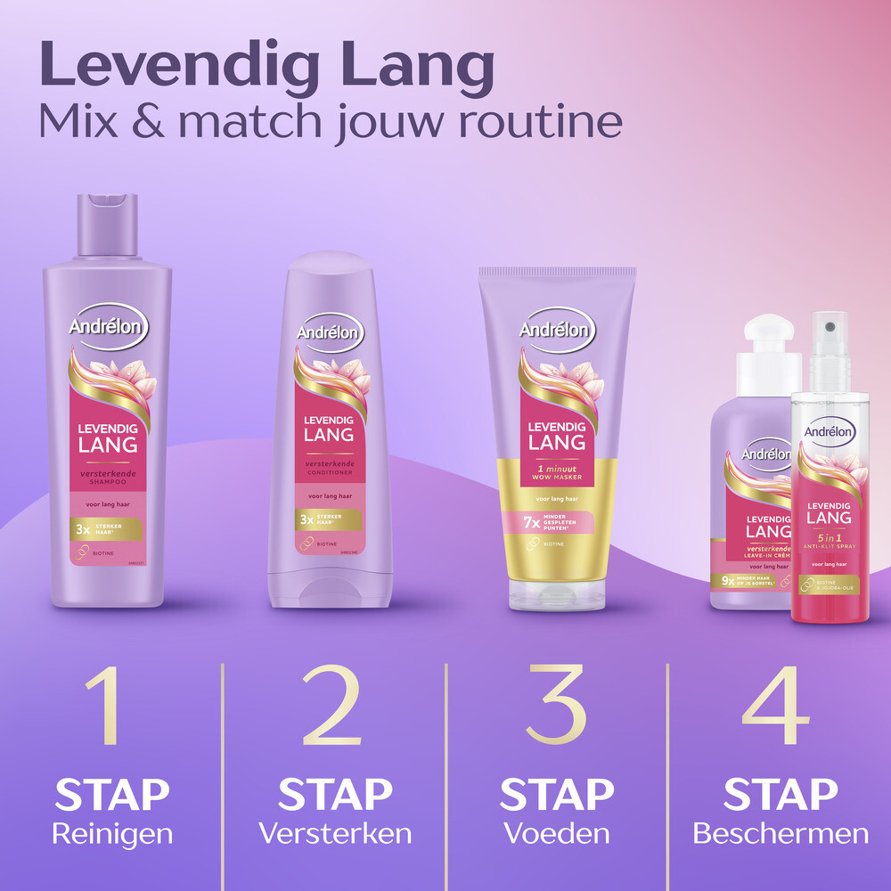 Andrelon Shampoo Levendig Lang (250 ml)