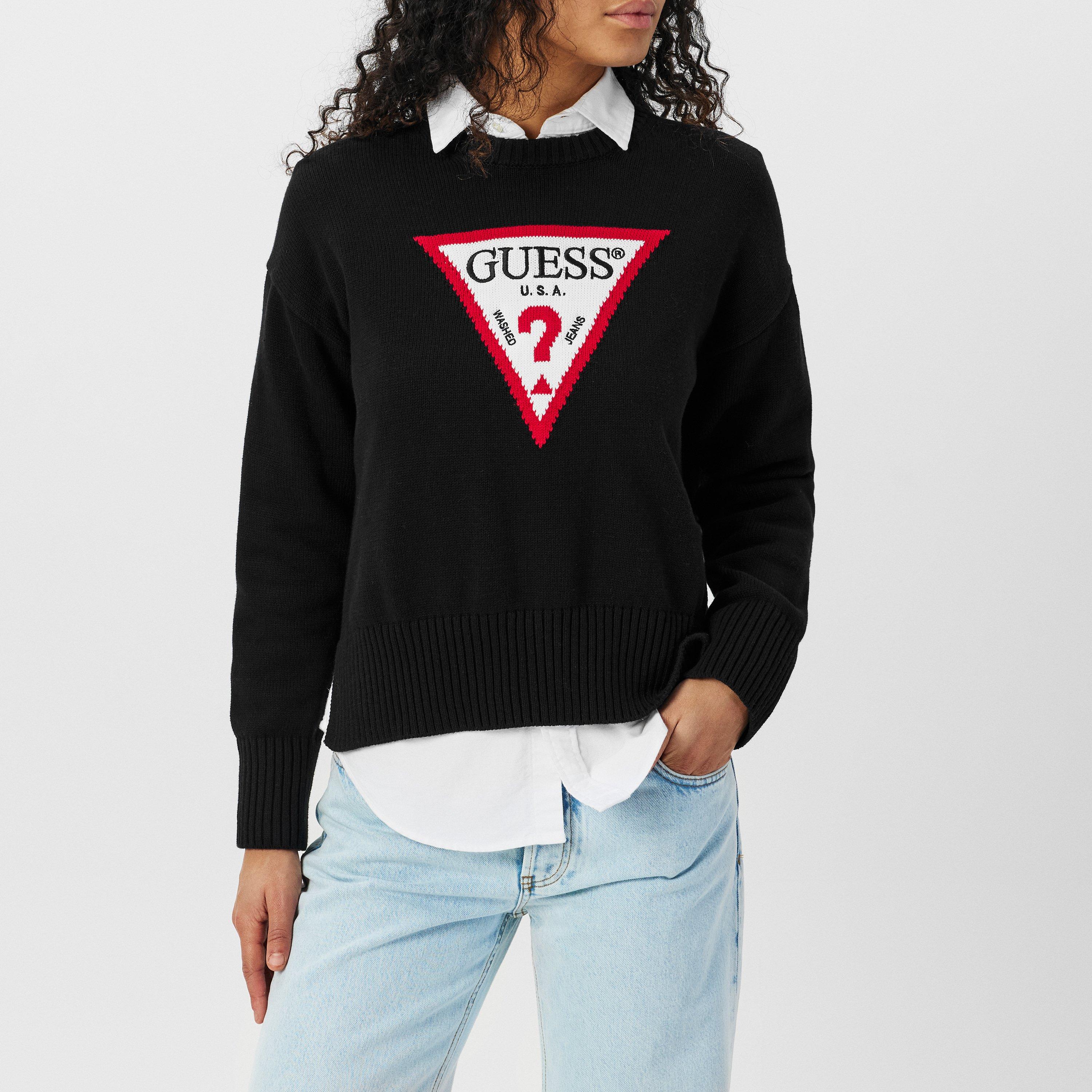 Guess Triangle Knit Sweater