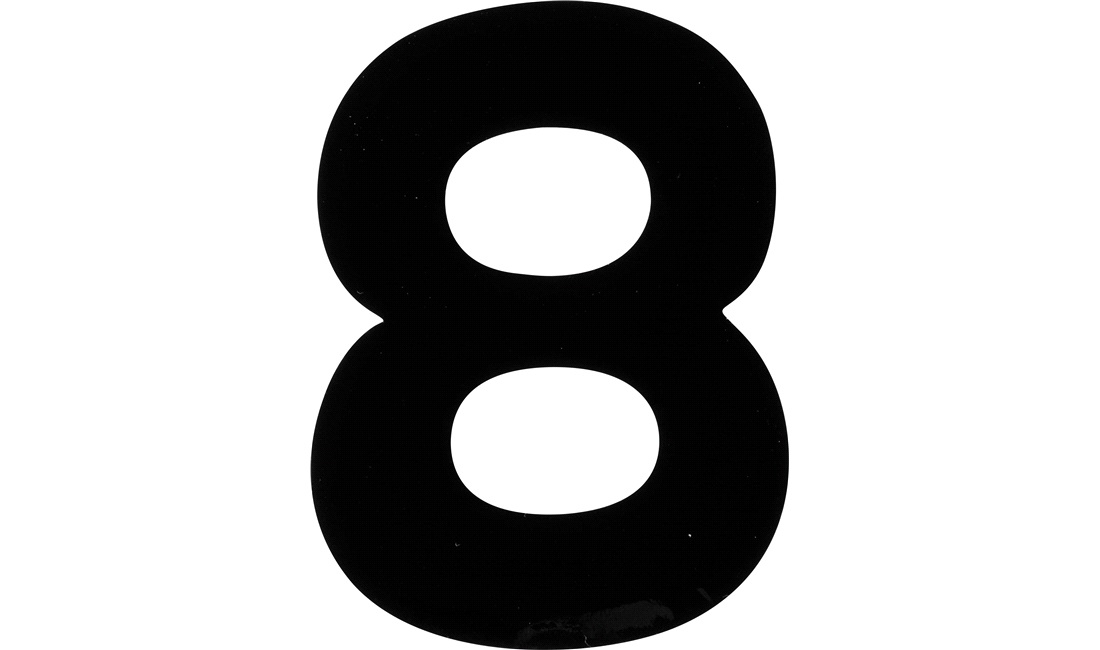 Klistermærke '8' 3