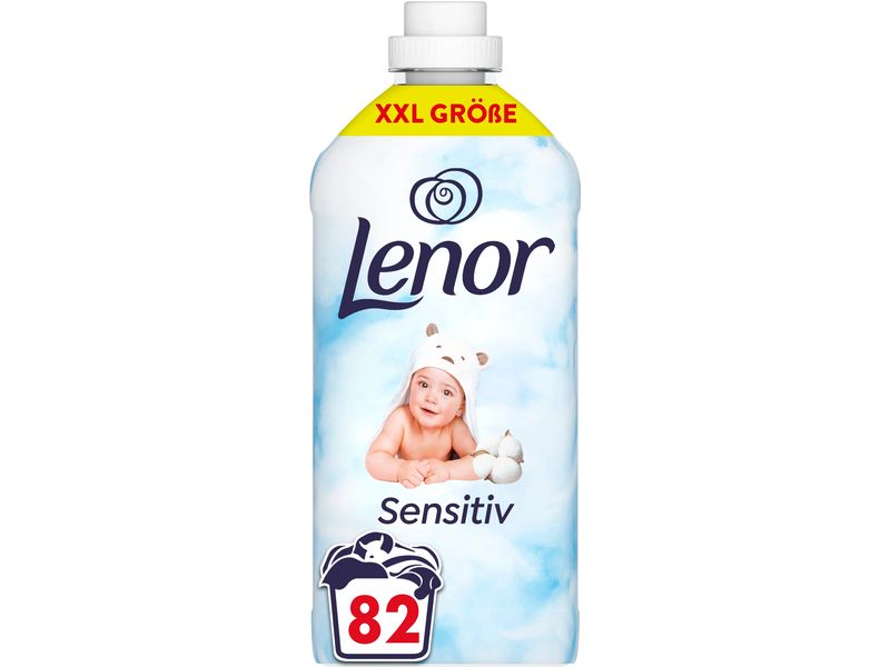 Lenor Weichspüler Sensitiv 1.72 l Flüssiger Weichspüler für frischduftende Kleidung