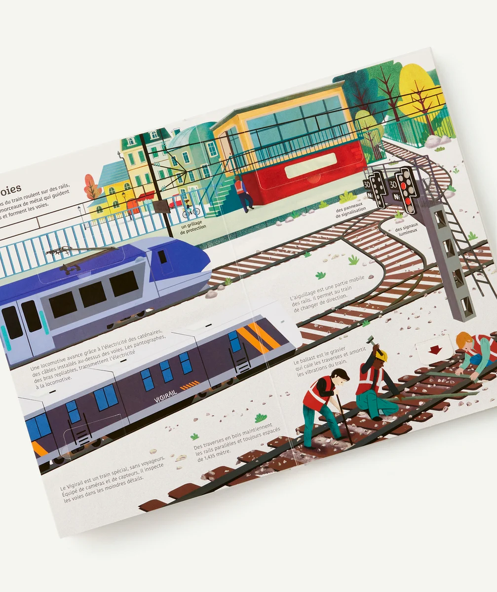 TOURBILLONLE LIVRE ANIMÉ DES TRAINS