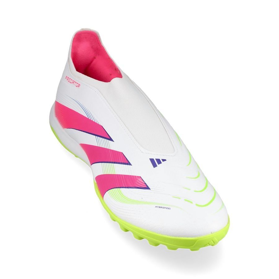adidas Predator League Laceless TF Celestial Victory - Blanc/Lucid Pink/Lucid Lemon