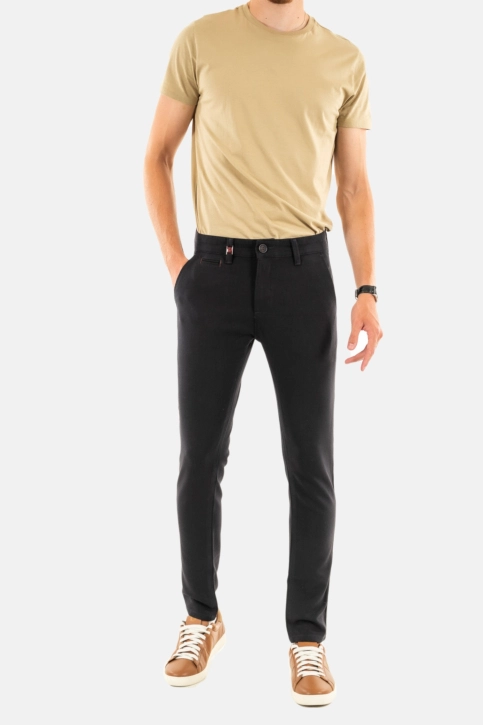 Pantalons Benson & Cherry classic chino marine